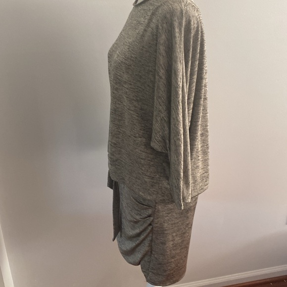WHBM grey medium super comfortable dropped waist dress - Picture 7 of 11